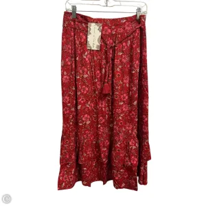 Skirt Maxi By Clothes Mentor In Red. Size: 12