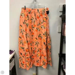 Skirt Maxi By Loft In Orange. Size: Xl