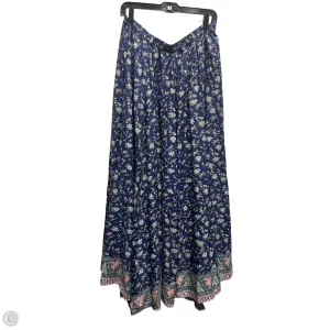Skirt Maxi By REBELLION In Blue & Green. Size: Xl