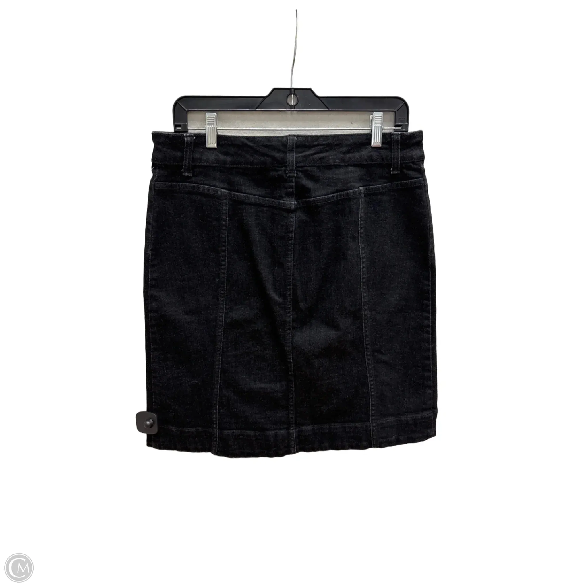 Skirt Midi By Chaps In Blue Denim. Size: 10