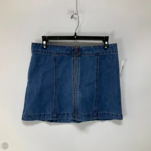 Skirt Mini & Short By Altard State In Blue Denim. Size: Xs