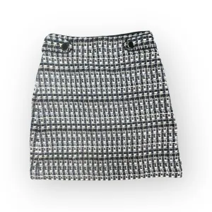 Skirt Mini & Short By Ann Taylor In Black & Blue. Size:2