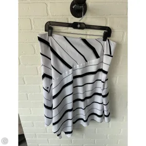 Skirt Mini & Short By Banana Republic In Black & White. Size: 12