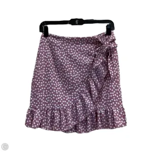 Skirt Mini & Short By Clothes Mentor In Pink. Size: M