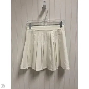 Skirt Mini & Short By Clothes Mentor In White. Size: 4