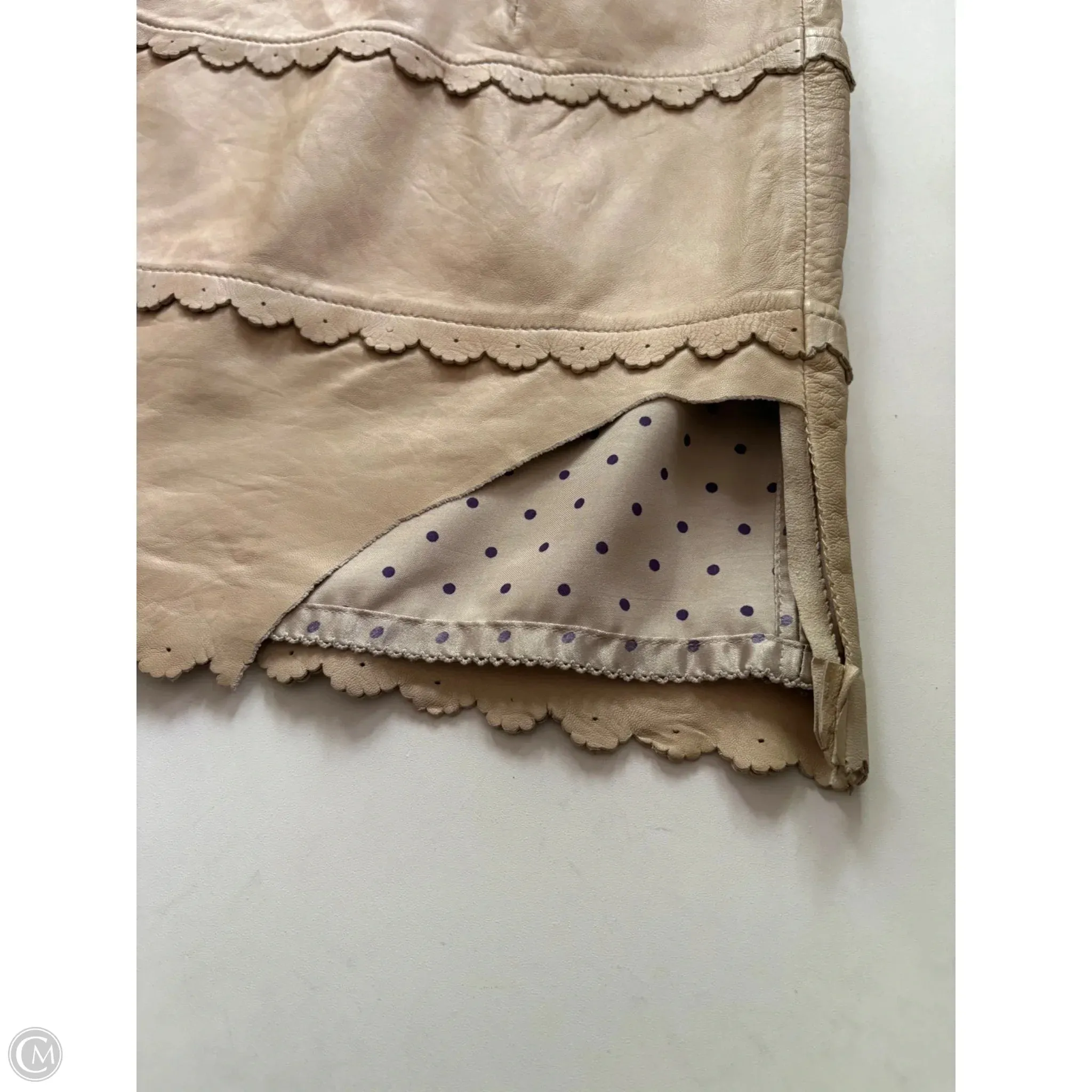 Skirt Mini & Short By Leifsdottir In Tan. Size: 8