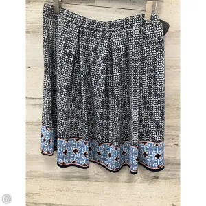 Skirt Mini & Short By Max Studio In Blue & White. Size: 4