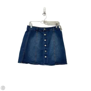 Skirt Mini & Short By Mossimo In Blue Denim. Size: 12