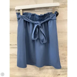 Skirt Mini & Short By Potters Pot In Blue. Size: S