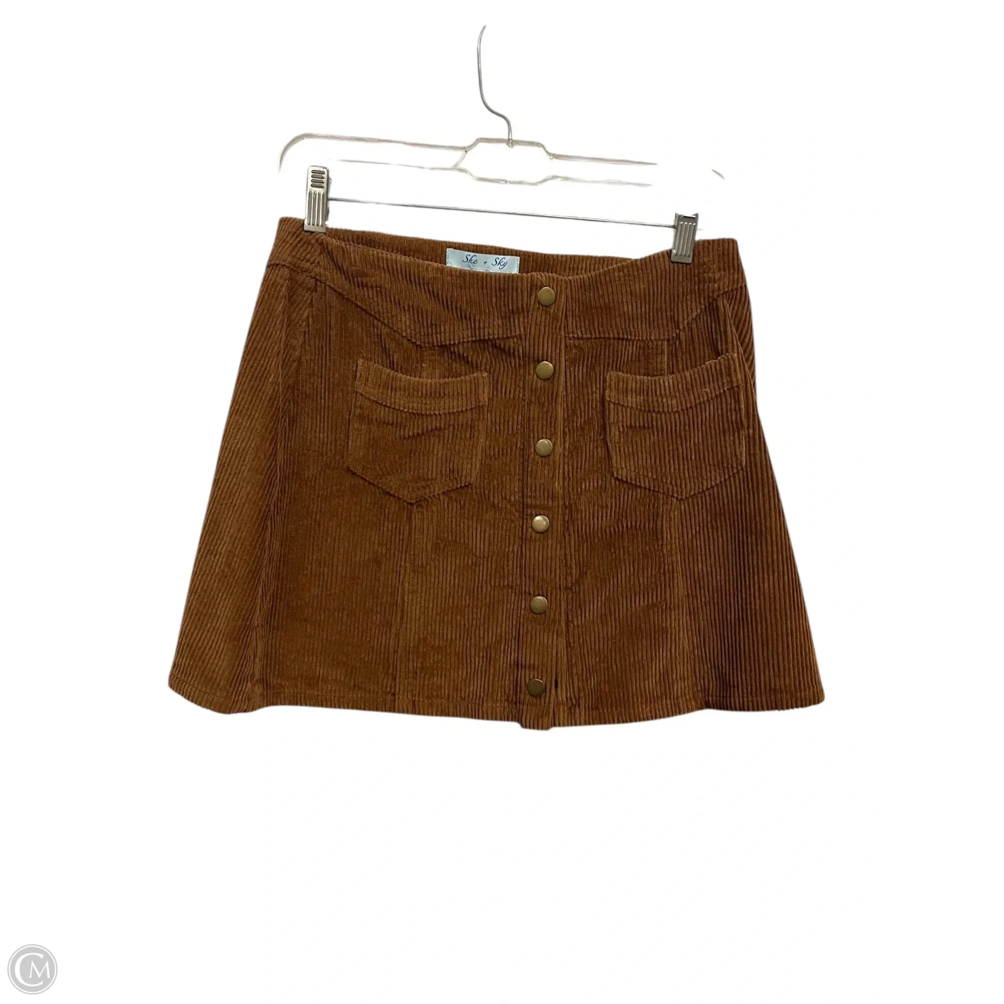 Skirt Mini & Short By She   Sky In Brown. Size: M