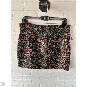 Skirt Mini & Short By Top Shop In Black & Orange. Size: 10