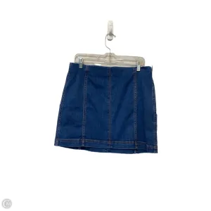Skirt Mini & Short By Wild Fable In Blue Denim. Size: 14