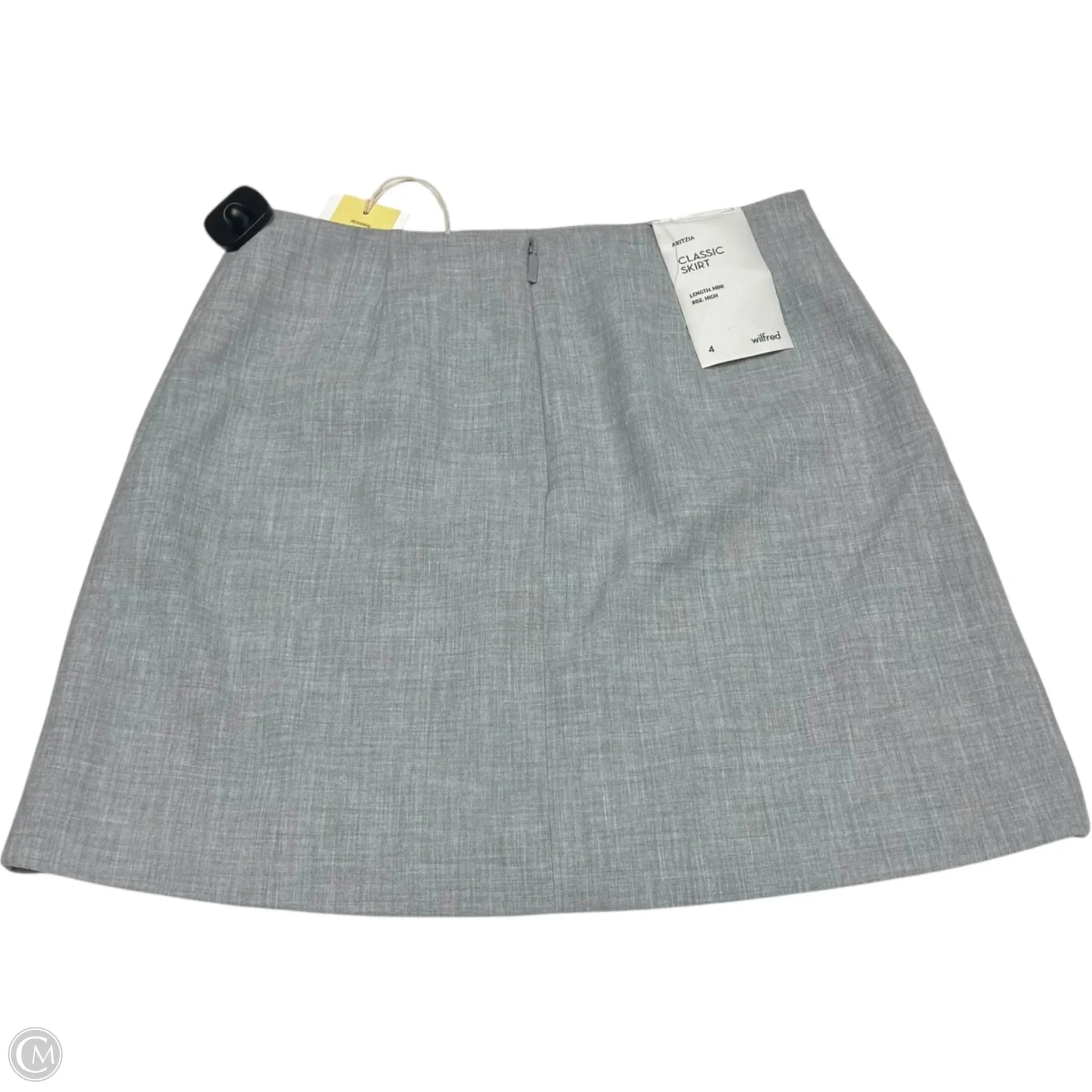 Skirt Mini & Short By Wilfred In Grey. Size: S