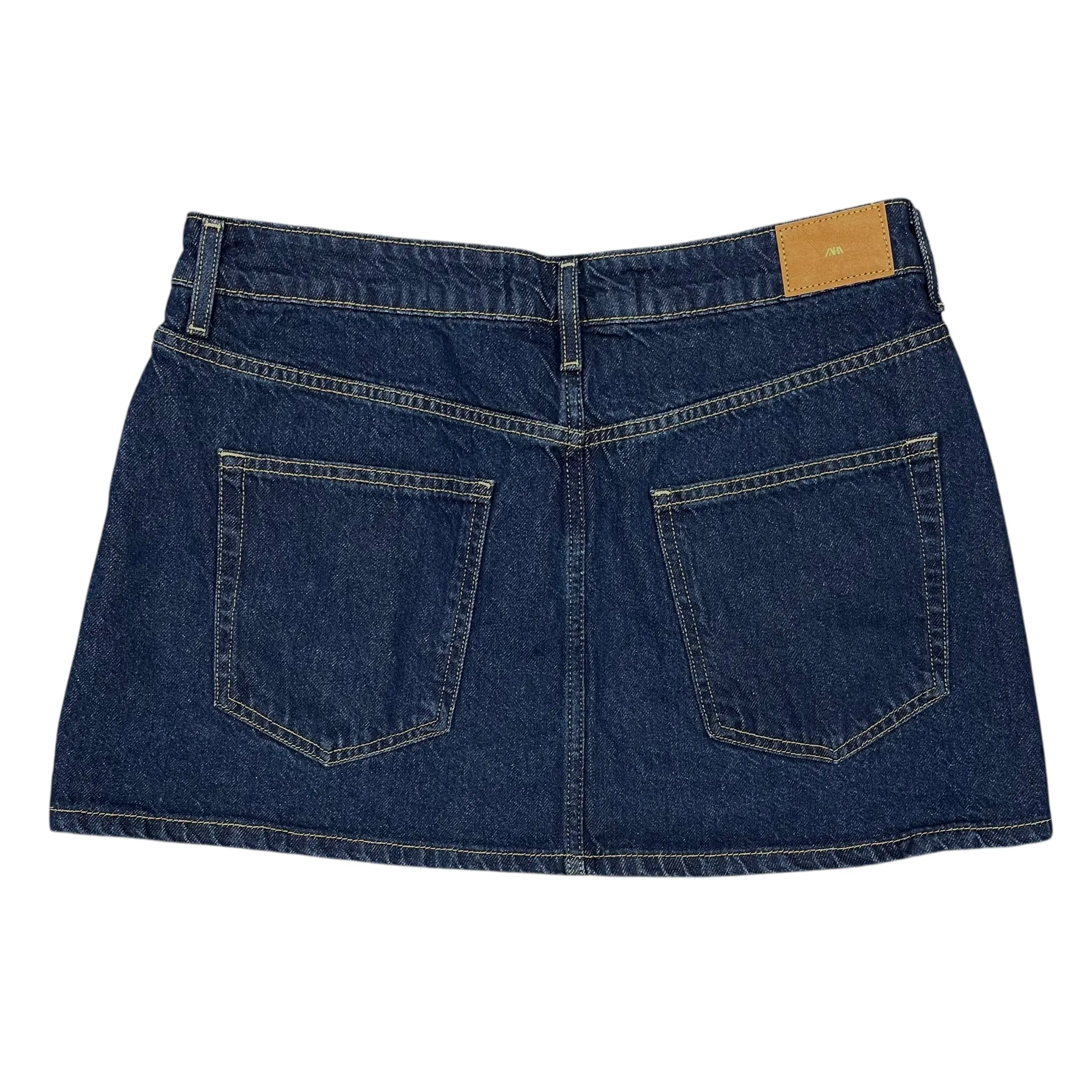 Skirt Mini & Short By Zara In Blue Denim. Size:L