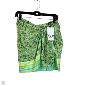 Skirt Mini & Short By Zara In Green. Size: S