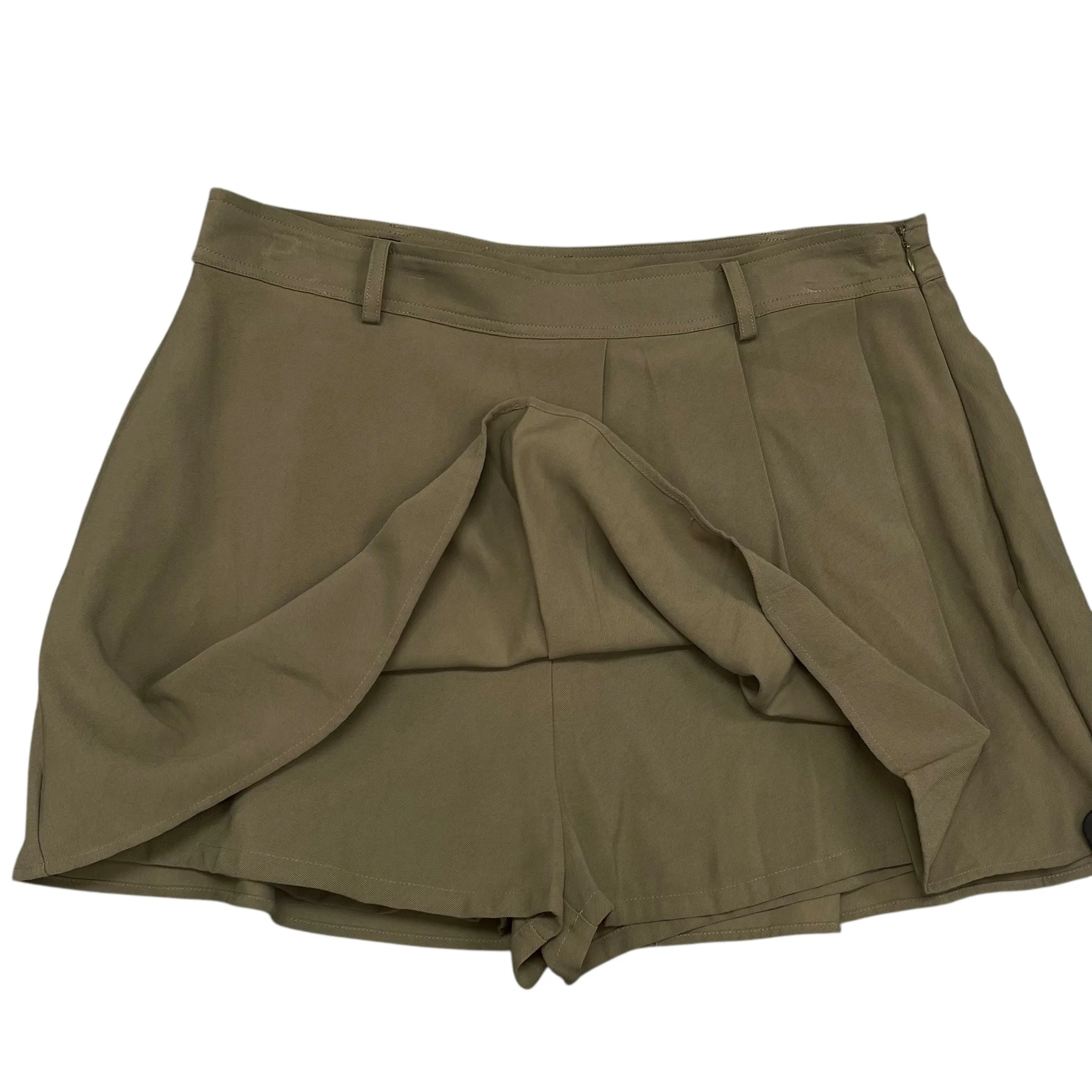 Skirt Mini & Short By Zara In Green. Size:L