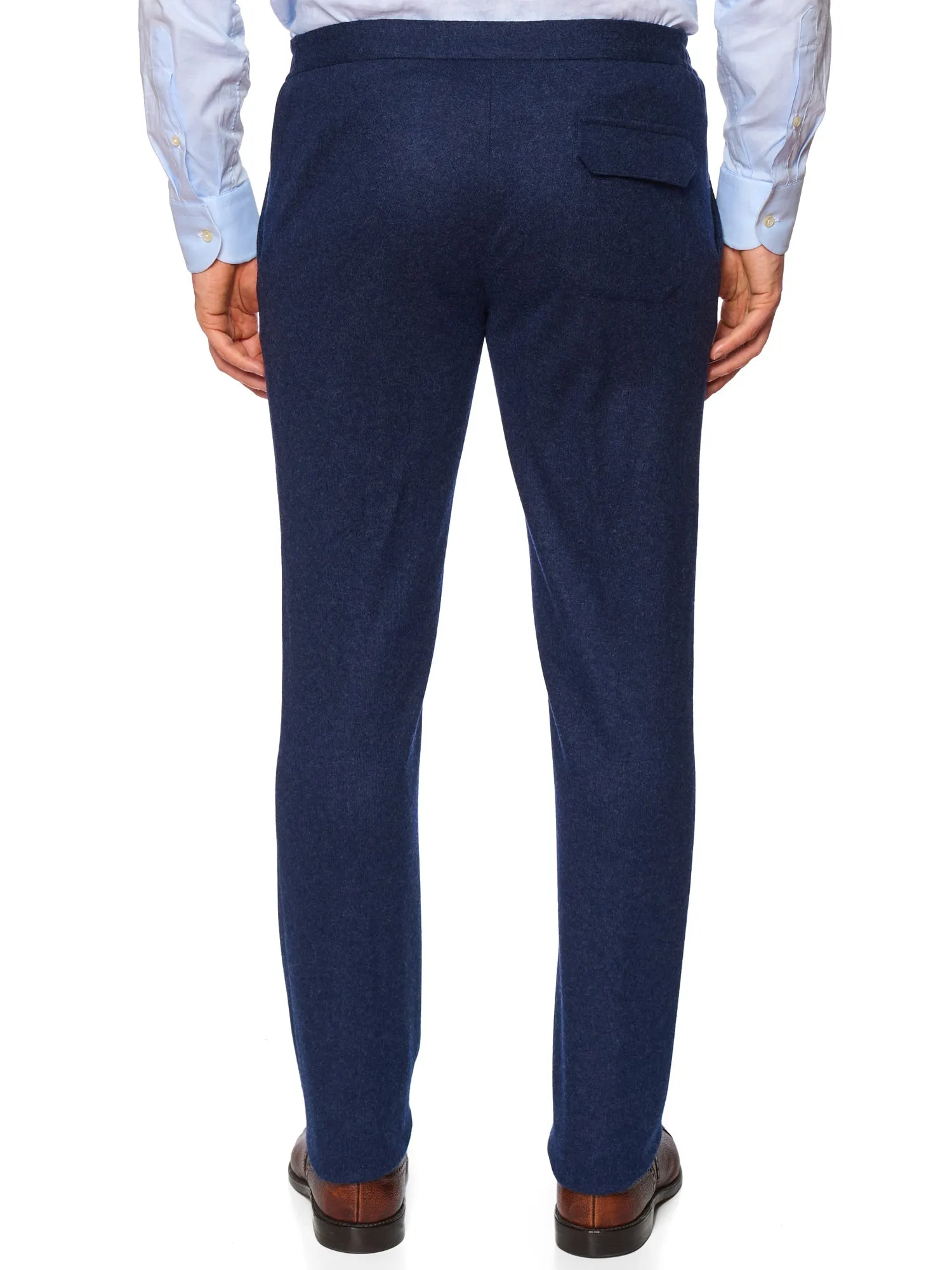 STILE LATINO Handmade Blue Flannel Cashmere DB Suit EU 52 NEW US 42 Emilio