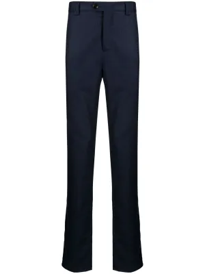 Straight-Leg Wool Trousers