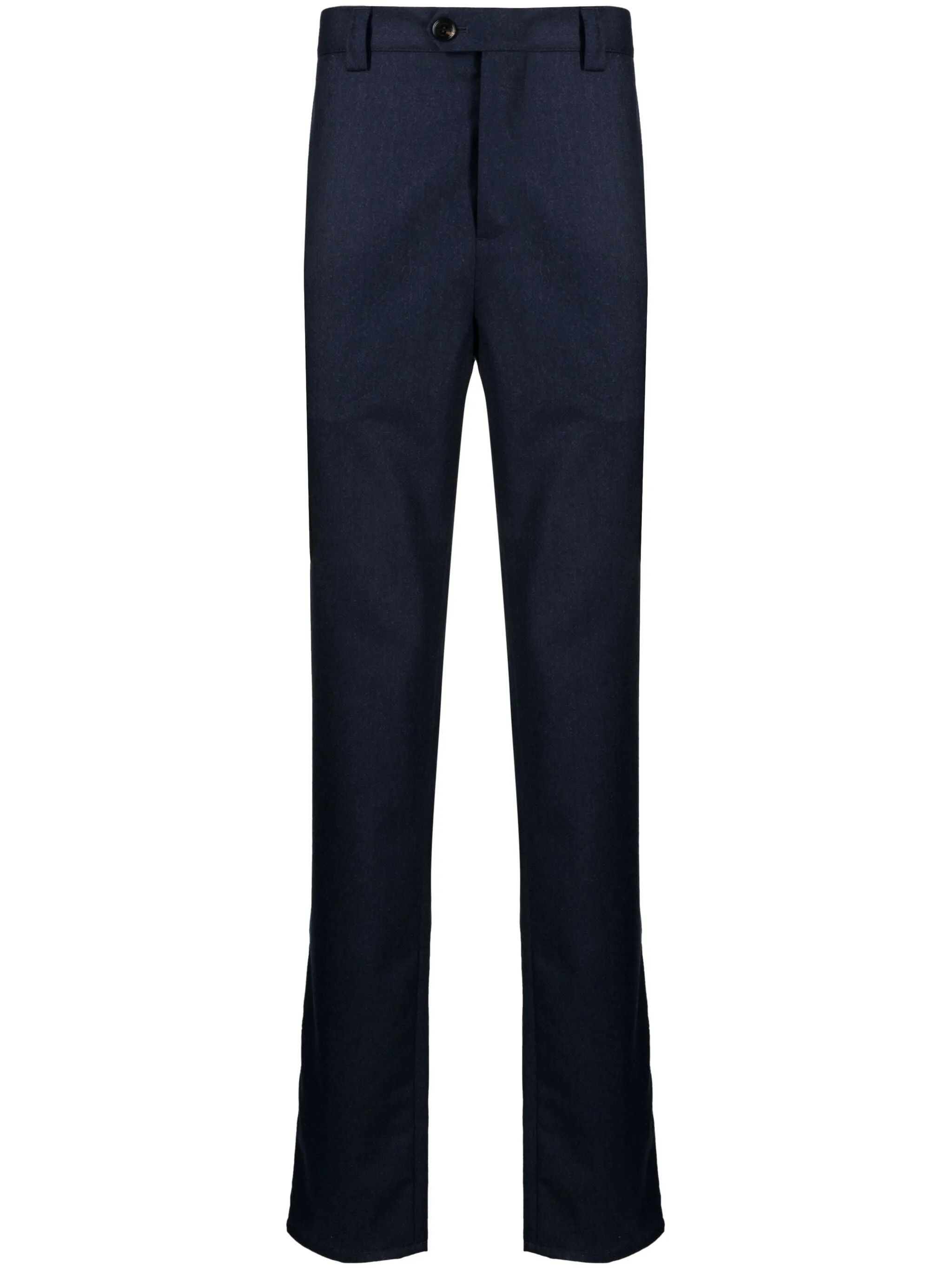 Straight-Leg Wool Trousers