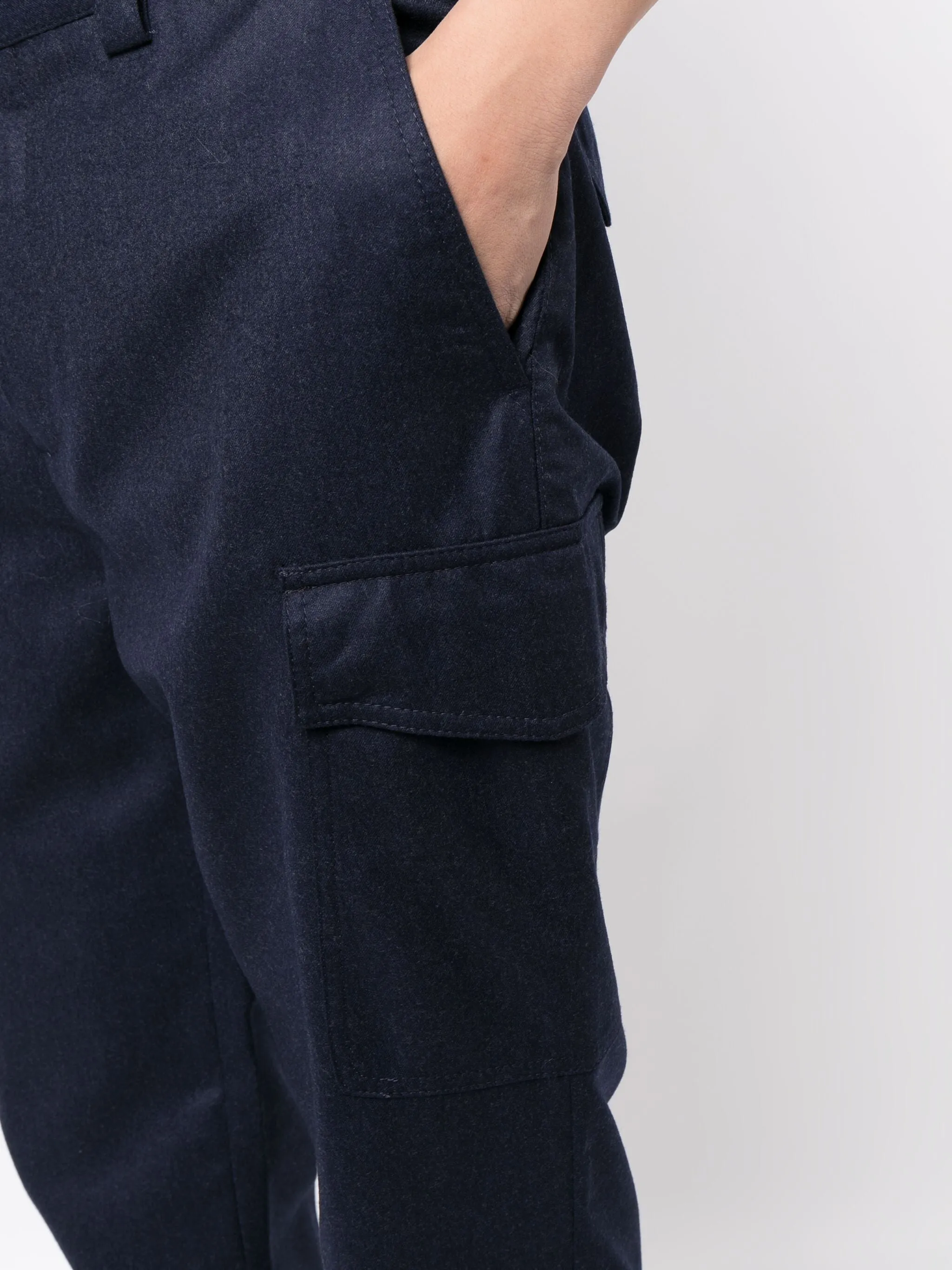 Straight-Leg Wool Trousers