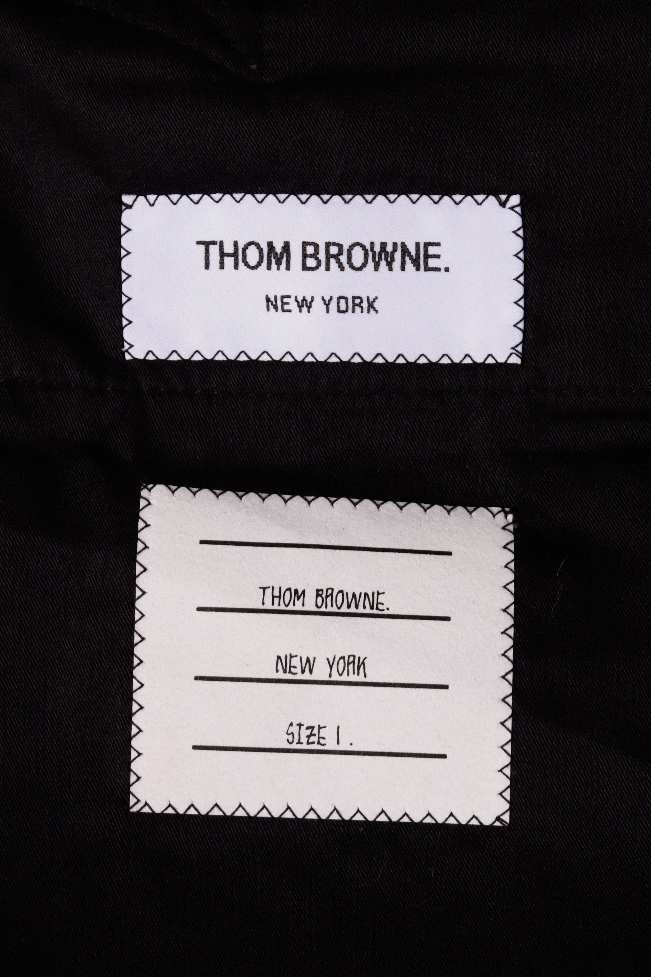Thom Browne FW21 'Plain Weave 4-Bar Classic Backstrap' Trousers