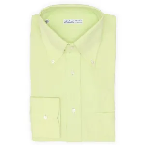 VANNUCCI Milano Mint Green Chambray Shirt EU 40 NEW US 15.75