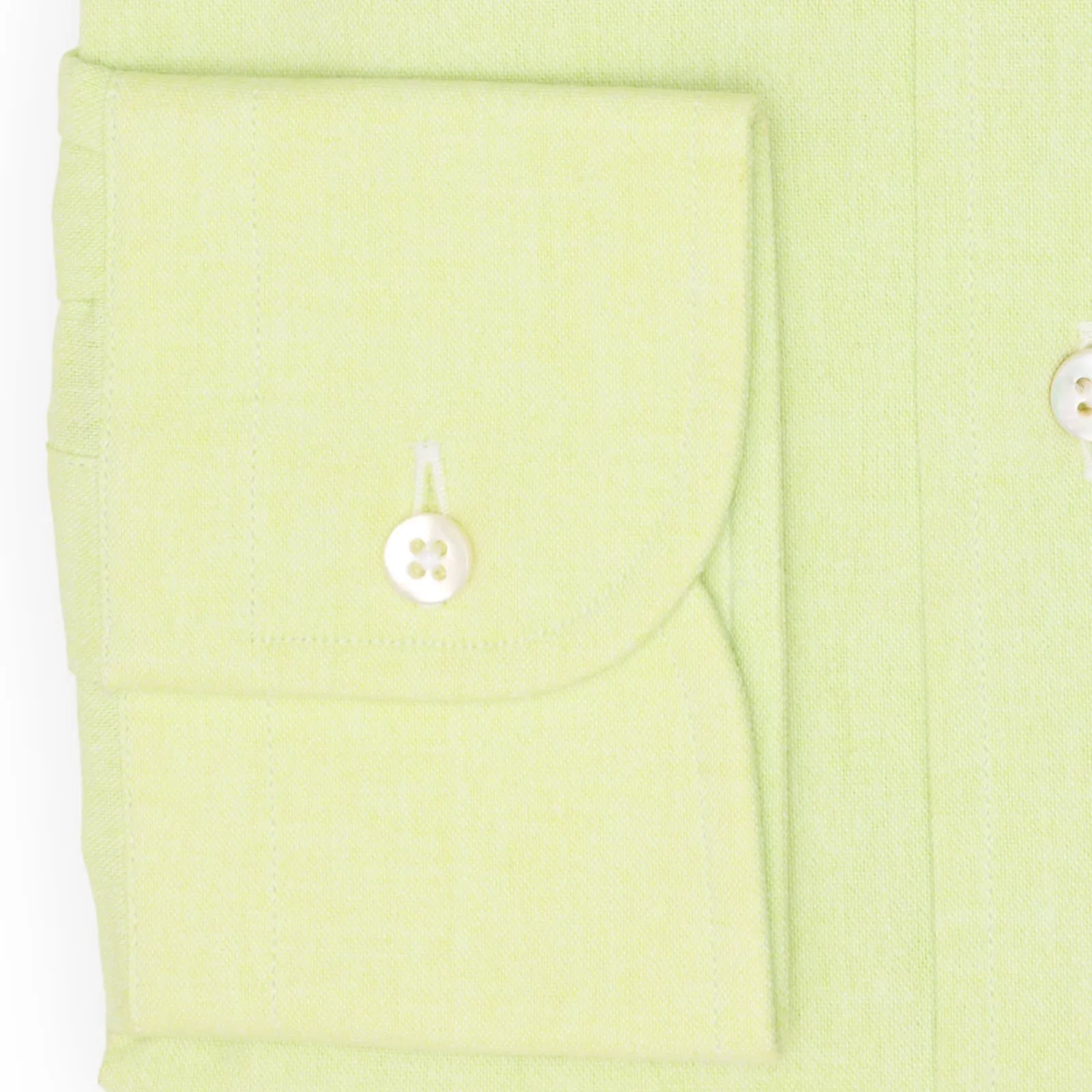 VANNUCCI Milano Mint Green Chambray Shirt EU 40 NEW US 15.75