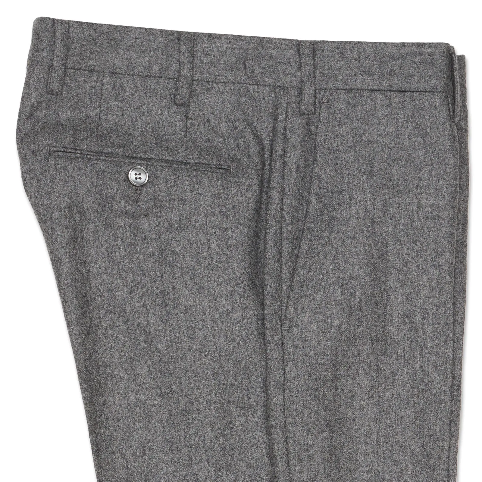 VANNUCCI MILANO VBC Vitale Barberis Gray Flannel Pants EU 46 NEW US 30
