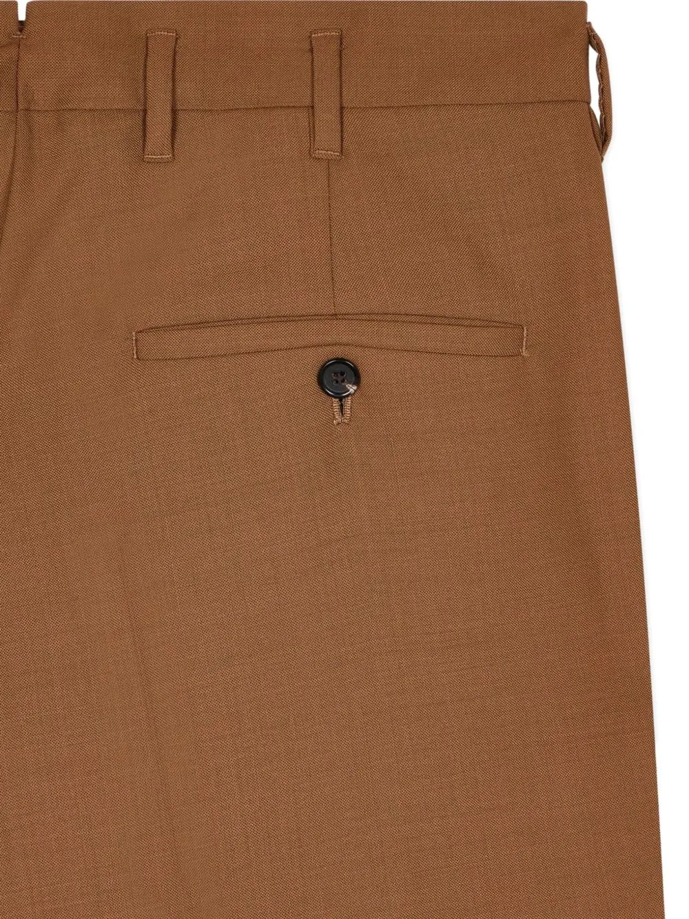 Wool Straight Trousers