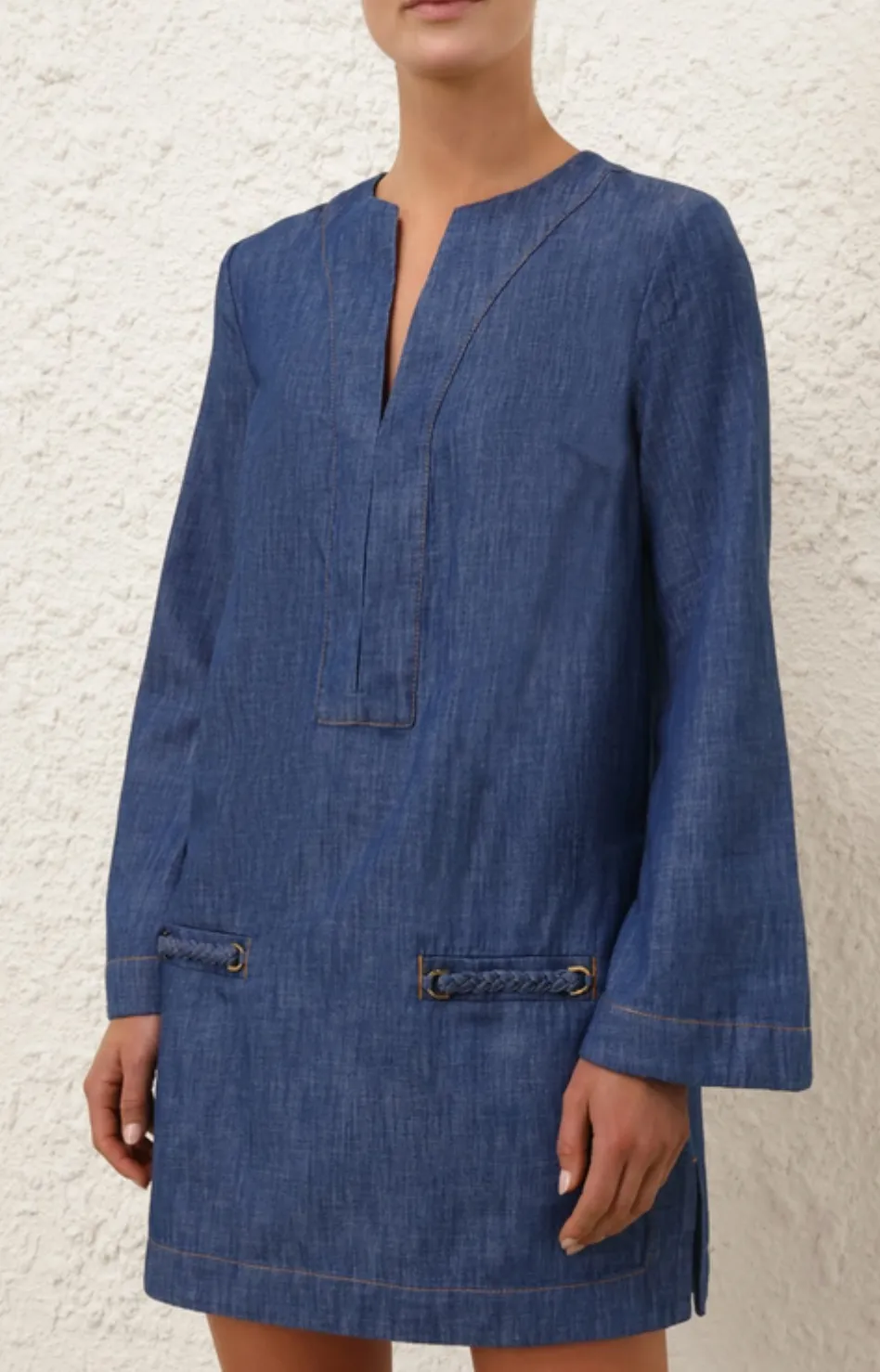 Wylie Denim Tunic Dress- 0