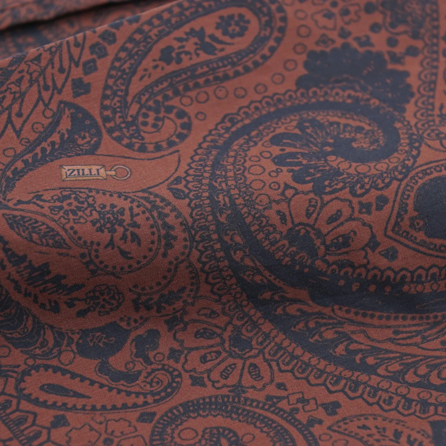 Zilli Cotton Shirt with Paisley Print