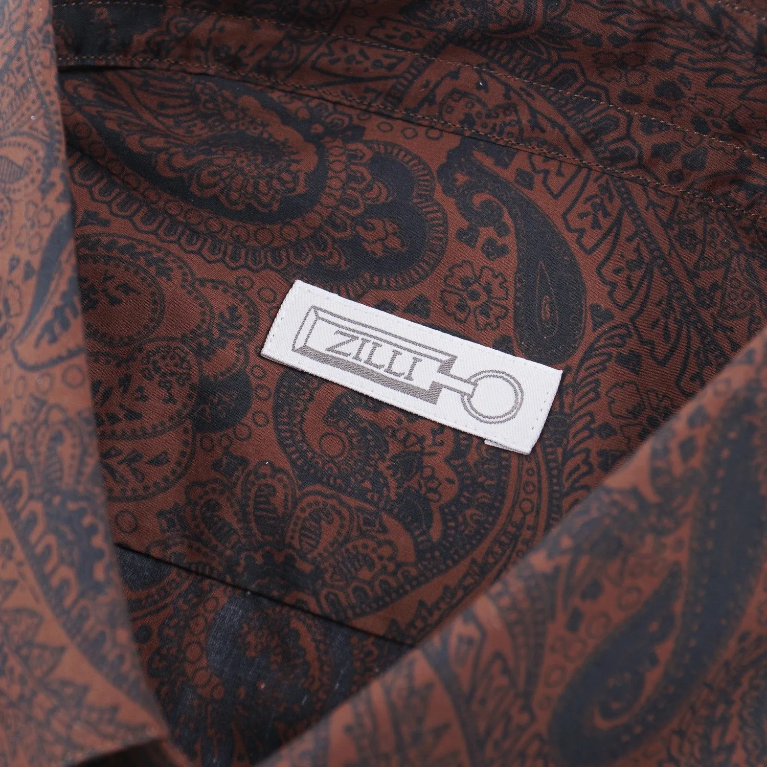 Zilli Cotton Shirt with Paisley Print