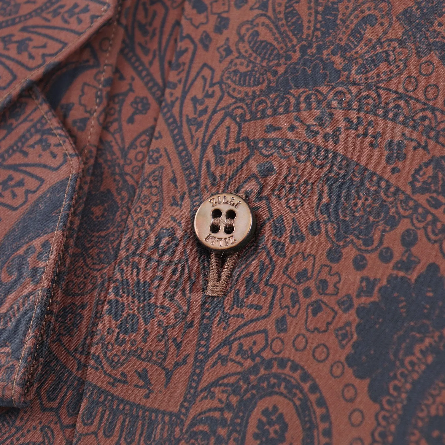 Zilli Cotton Shirt with Paisley Print